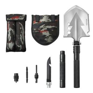 VEVOR Survival Shovel 8 in 1 Campingschop Opvouwbaar Draagbaar Multifunctioneel