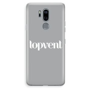 Topvent Grijs Wit: LG G7 Thinq Transparant Hoesje