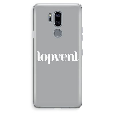 Topvent Grijs Wit: LG G7 Thinq Transparant Hoesje
