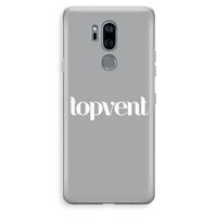 Topvent Grijs Wit: LG G7 Thinq Transparant Hoesje