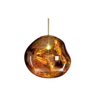 Hanglamp Sanimex Njoy Met E27 Fitting 20 cm Inclusief 4W Lamp Glas Goud Sanimex - thumbnail
