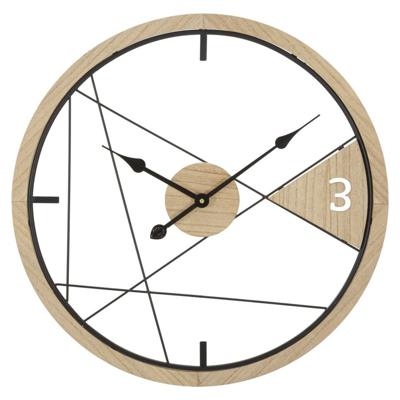 WANDKLOKGEOMETRISCH DESIGN CM Ø 60X2,5