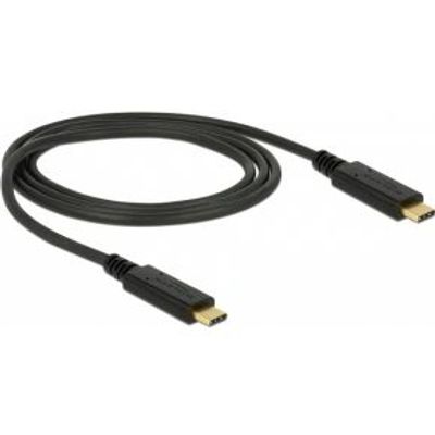 Delock 83661 USB 3.1 Gen 2 (10 Gbps) kabel Type-C naar Type-C 1 m PD 3 A E-Marker