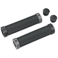 Ergotec Kraton aluminium handvatset - 130mm - zwart