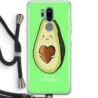 Avocuddle: LG G7 Thinq Transparant Hoesje met koord