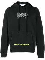 Off-White hoodie à slogan imprimé - Noir