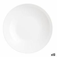 Dinerbord Luminarc Friends Time Wit Glas Ø 26 cm Multifunctioneel (12 Stuks)