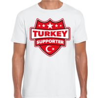 Turkije / Turkey schild supporter t-shirt wit voor heren - thumbnail