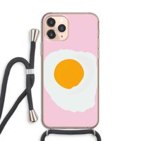 Sunny side up: iPhone 11 Pro Transparant Hoesje met koord