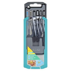 wolfcraft GmbH 8631000 decoupeerzaag-, figuurzaag- & reciprozaagblad Decoupeerzaagblad Koolstofstaal (HCS), Sneldraaistaal (HSS) 10 stuk(s)