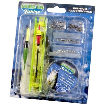 Game on Fishing - Vis accessoire setje - Haakjes en loodjes - tuigje