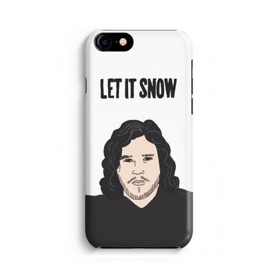 Let It Snow: Volledig geprint iPhone SE 2020 Hoesje
