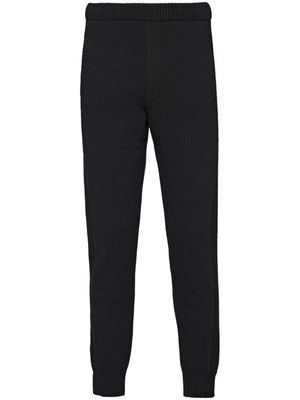 Prada pantalon de jogging en cachemire - Noir