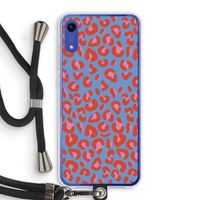 Leopard blue: Honor Play 8A Transparant Hoesje met koord