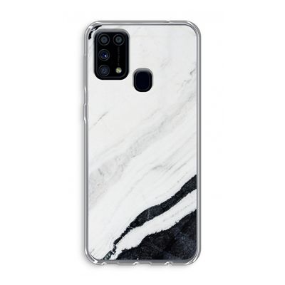 Elegante marmer: Samsung Galaxy M31 Transparant Hoesje