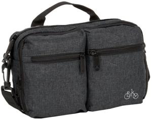 Bike Drops stuurtas met schouderhengsel nylon 3l zwart