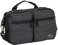 Bike Drops stuurtas met schouderhengsel nylon 3l zwart