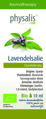 Physalis Aromatherapy Essentiële Oliën Lavendel-Salie Olie 10ml