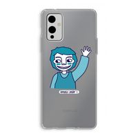 Zwaai: OnePlus 9 Transparant Hoesje Zwaai: OnePlus 9 Transparant Hoesje