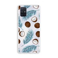 Kokosnoot roze: Galaxy A71 Transparant Hoesje