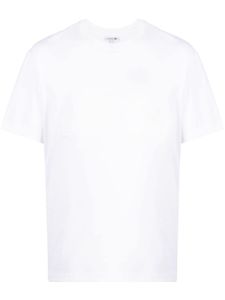 Lacoste t-shirt en coton à logo appliqué - Blanc