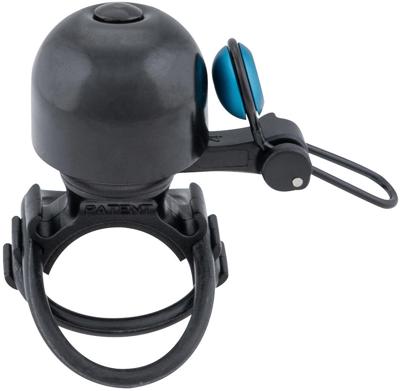 CONTEC fietsbel "diamond bing" ct mini bell diamond bing, black/blue, uni
