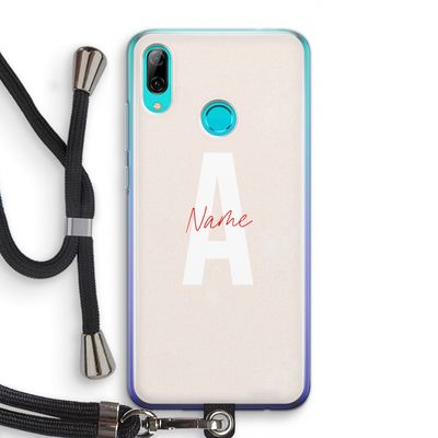Strawberry Milkshake: Huawei P Smart (2019) Transparant Hoesje met koord