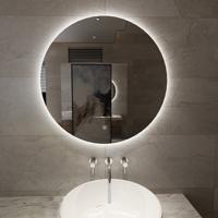 Spiegel BWS Luse Rond met LED Verlichting Dimbaar en Spiegelverwarming 80 cm