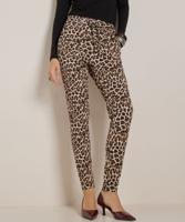 slim fit broek met print
