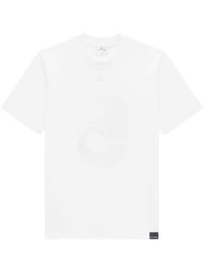 Courrèges t-shirt en coton à patch logo - Blanc