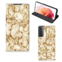Samsung Galaxy S21 | Standcase | Marmer Goud