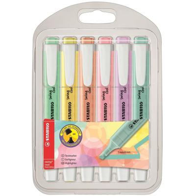 STABILO swing cool pastel etui 6 kleuren