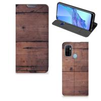 OPPO A53 | A53s Book | Wallet Case | Old Wood