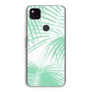 Palmbladeren: Google Pixel 4a 5G Transparant Hoesje