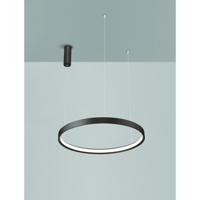 Lyora Strakke hanglampPerrine Ø 60cm koffie bruin - 9345648