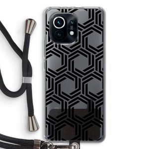 Geometrisch patroon: Xiaomi Mi 11 Transparant Hoesje met koord