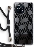 Geometrisch patroon: Xiaomi Mi 11 Transparant Hoesje met koord