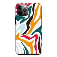 Colored Zebra: iPhone 12 Tough Case