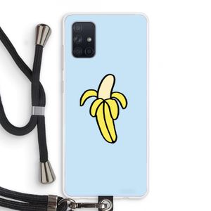 Banana: Samsung Galaxy A71 Transparant Hoesje met koord