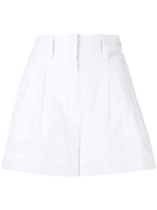 SHIATZY CHEN short chino à taille haute - Blanc