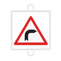 TRAFFIC WARNING SIGN PANEL NO. 11 (RIGHT TURN)