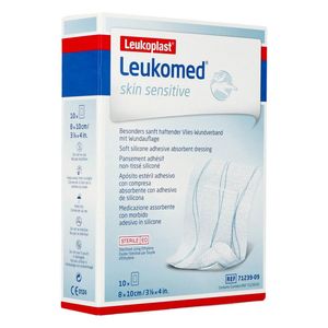 Leukomed Skin Sensitive 8xmx10cm 10 Stuks