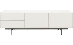 Goossens Basic Tv Meubel Verona, 2 deuren 2 laden 45 cm diep