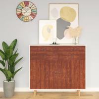 VidaXL Meubelfolie zelfklevend 500x90 cm pvc acaciakleurig