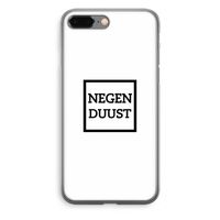 Negenduust vierkant: iPhone 8 Plus Transparant Hoesje