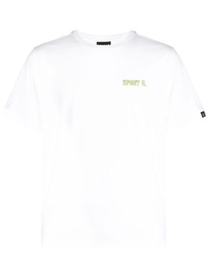 SPORT b. by agnès b. t-shirt à logo imprimé - Blanc