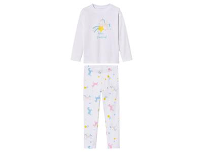 lupilu Kinder pyjama (122/128, Wit)