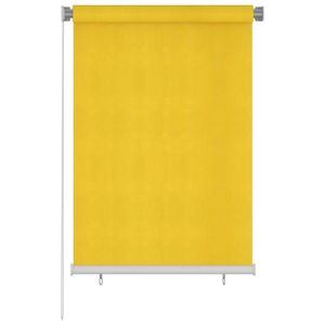 Rolgordijn voor buiten 100x140 cm HDPE geel