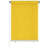 Rolgordijn voor buiten 100x140 cm HDPE geel - thumbnail