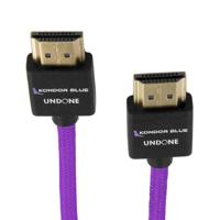 Kondor Blue Gerald Undone MK2 Full HDMI Recht gevlochten kabel 18", paars